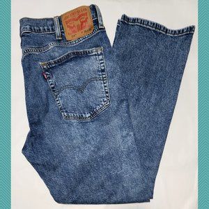 Levi's Medium Wash 514 Straight Fit Jeans